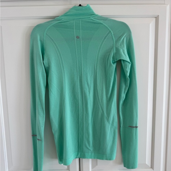 Lululemon Swiftly Mint Green Long Sleeve Top - Picture 3 of 4